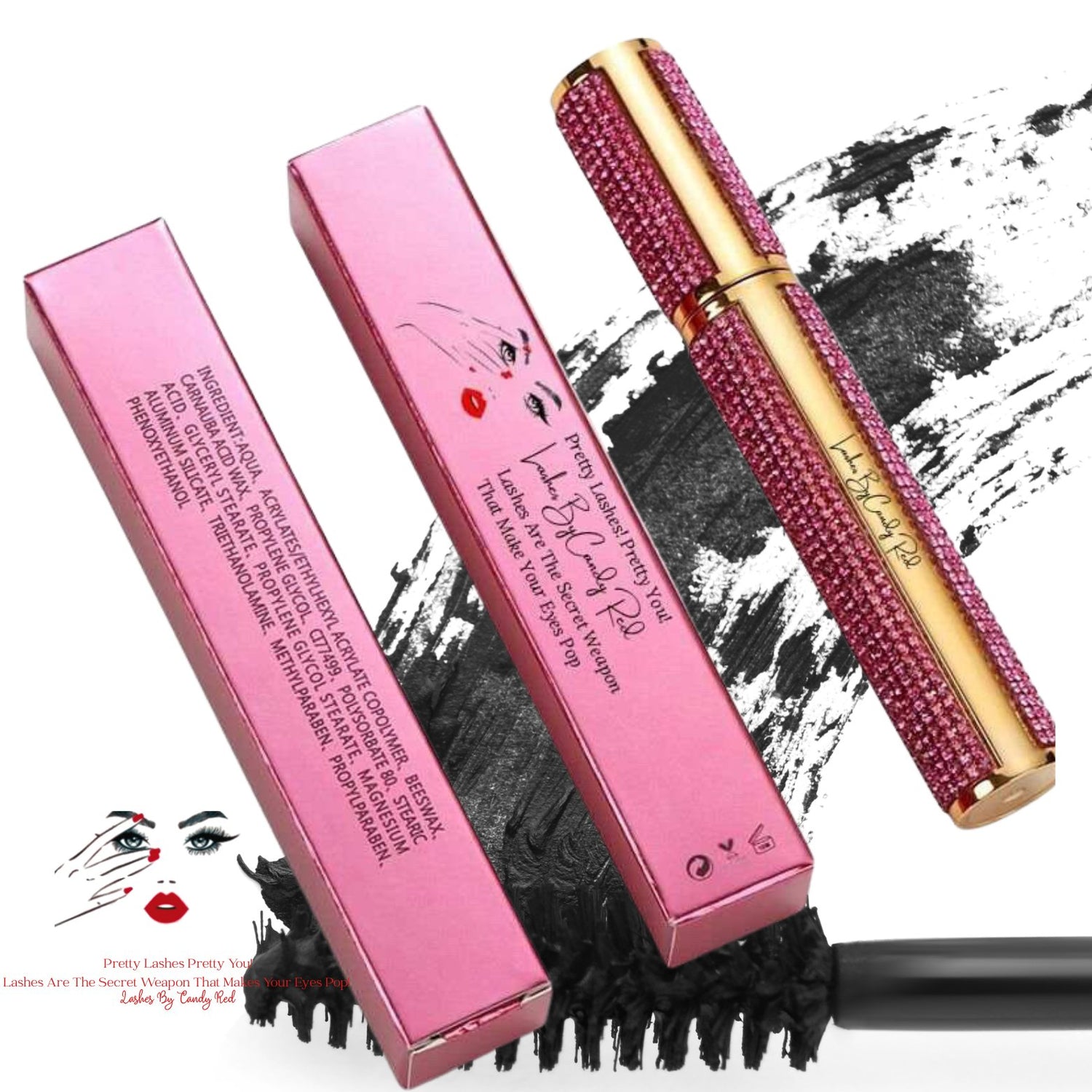 SHOP OUR PRETTY DIAMOND MASCARA BY CANDY RED