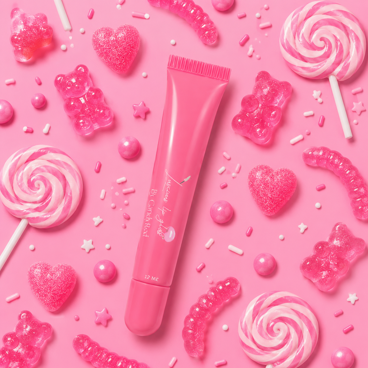 Try Our Knockout Kiss (Pink) Lip Gloss Long Lasting Tint