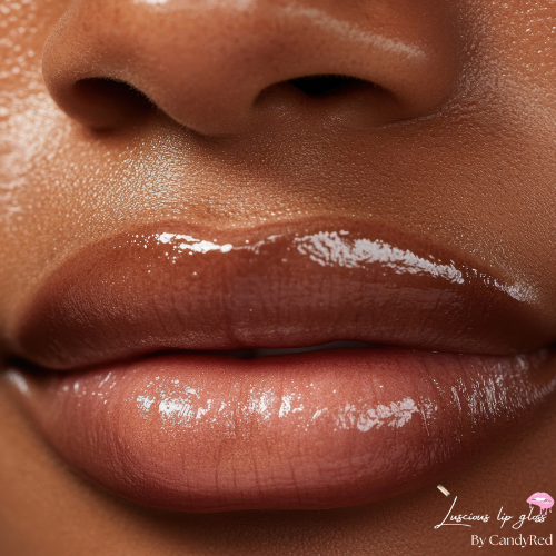 Mocha Nude Brown Candy Tube Luscious Lip Gloss